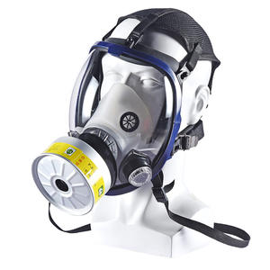 Masque à gaz intégral en silicone CF01 réutilisable et lavable, grande vision, filtre à <span class=keywords><strong>charbon</strong></span> <span class=keywords><strong>actif</strong></span> K1, protection à trois couches - Product Image 1