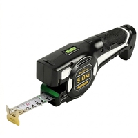 Télémètre laser intelligent double fonction avec ruban à mesurer en acier pour la topographie intérieure et extérieure de la maison