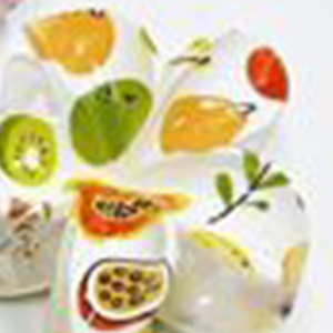 Fermagli per capelli in resina leggeri e resistenti con frutta mista e fiore d'uovo, 8 cm, alla moda per donna - Product Image 5