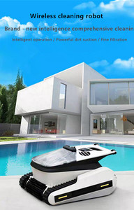 Robot Limpiador de Fondo de Piscina Automático de Alta Calidad, Aspiradora Inalámbrica Inteligente con Succión de Plástico, SHARK Inteligente - Product Image 2