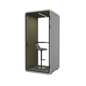 ห้องทำงานส่วนตัวแบบเคลื่อนย้ายได้ ป้องกันเสียงรบกวน ไม่ต้องติดตั้ง - Product Image 6