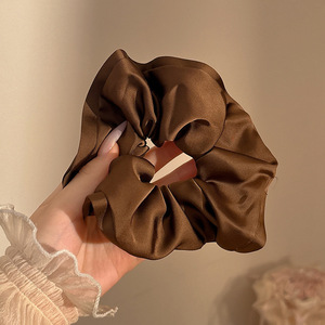 Coleteros Grandes de Tela de Moda al por Mayor, de Alta Calidad, Ecológicos, Hechos a Mano, de Poliéster Suave, Lazos Casuales para el Cabello - Product Image 3