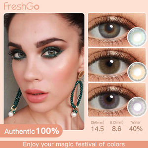 Lentilles de contact colorées Freshgo Fashion ELITE, vente en gros, lentilles de couleur pour les yeux, lentilles souples colorées <span class=keywords><strong>Bella</strong></span>, durée d'utilisation d'un an - Product Image 2