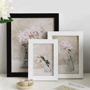 Tùy chỉnh acrylic với gỗ đứng hình ảnh khung rõ ràng freestanding khung ảnh Máy tính để bàn hiển thị trang trí nội thất bán buôn - Product Image 1
