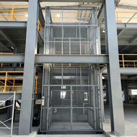 Plateforme élévatrice verticale industrielle à rail de guidage, monte-charge hydraulique personnalisable