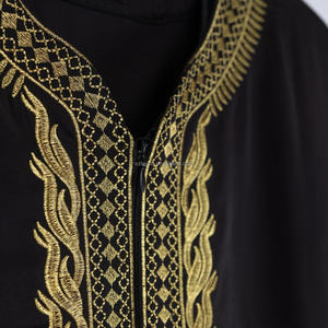 ملابس إسلامية مغربية للرجال بسعر الجملة، أحدث صيحات الموضة، ثوب قميص شتوي للرجال، عباية لينة للرجال - Product Image 3