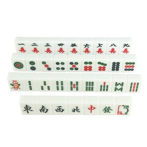 ไพ่มาห์จงขนาด 38 มม. 168 ชิ้น สไตล์สิงคโปร์มาเลเซีย ลายสัตว์และตัวอักษร - Product Image 2