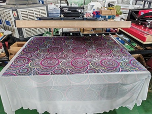 Prensa térmica manual grande de 100x120cm (40x48 pulgadas) con doble mango y placa de aluminio gruesa para sublimación textil, herramienta industrial - Product Image 5