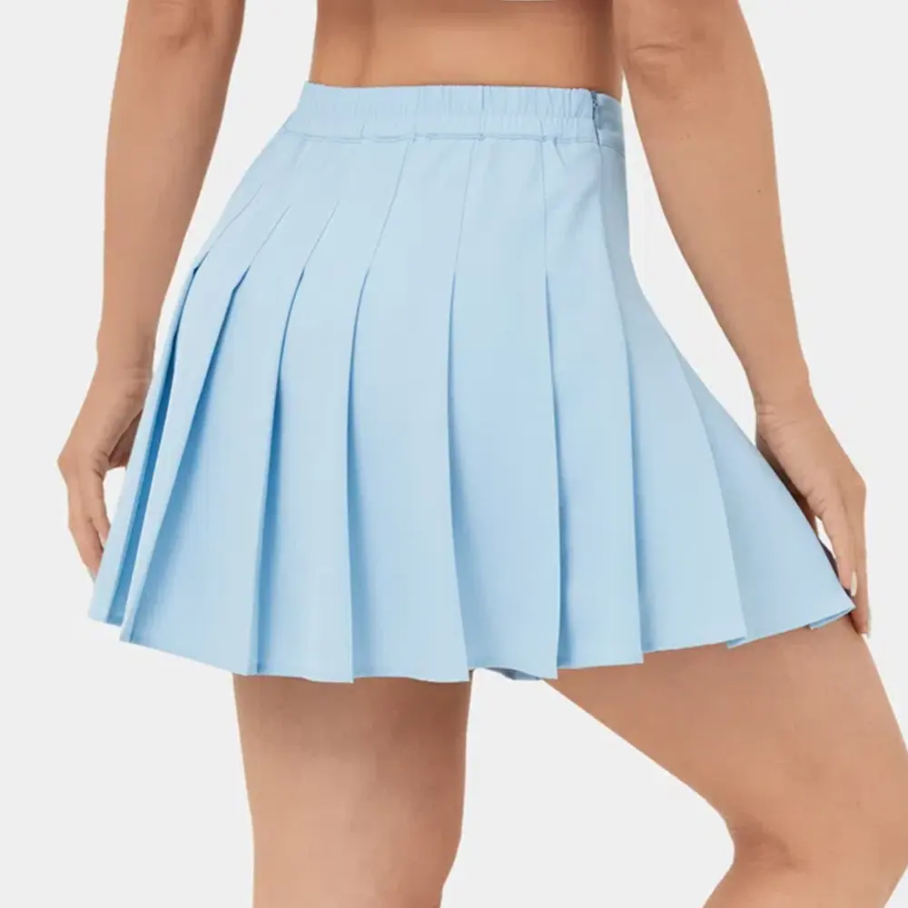 HOSTARON Pleated Tennis Pickleball Skirts With Nylon Pocket Shorts Custom Quick Dry Sportswear Girls Womens Pickleball Outfits