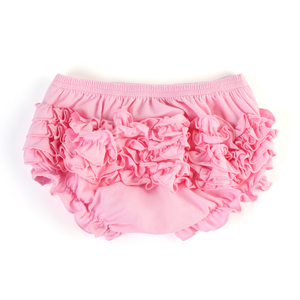 Bombachos adorables para recién nacidos, cubierta de pañal <span class=keywords><strong>rosa</strong></span> claro, bombachos con volantes para bebés pequeños, novedad - Product Image 3