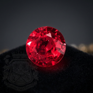 Rubí Rojo de Forma Redonda, Gema Suelta, Tamaños Personalizados, Natural y Creado en Laboratorio para Uso en Joyería - Product Image 1