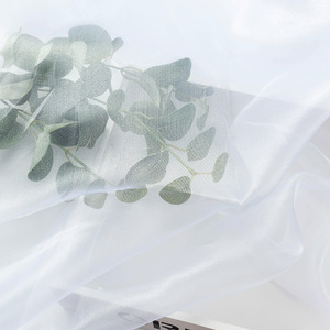 Vải Organza Trơn Mỏng Dệt Màu Trơn Mỏng 100% <span class=keywords><strong>Polyester</strong></span> Trọng Lượng Nhẹ Cho Váy Cưới/Mạng Che Mặt/Váy Thời Trang/Rèm - Product Image 3