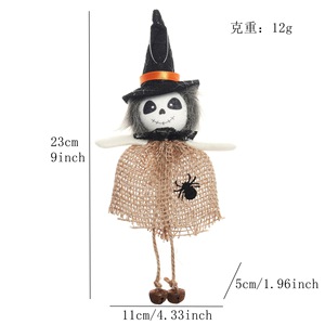 Modernos Adornos Colgantes <span class=keywords><strong>de</strong></span> Calabaza y Bruja para Halloween, Decoración para Jardín, Fiesta, <span class=keywords><strong>Casa</strong></span> Embrujada y Patio - Product Image 4