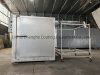 Four de cuisson compact en acier inoxydable 304 pour revêtement en poudre, personnalisable, à chauffage électrique, pour résine polyester et peinture par pulvérisation de jantes