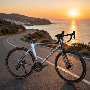 Cina origine 700c 2.125 strada pneumatico della bicicletta 21 velocità telaio in fibra di carbonio 700C lega hybrid mens della bicicletta della strada hybrid bike bicicletta - Product Image 3