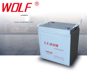 6V 200Ah ディープサイクル密閉型鉛蓄電池 ゴルフカートバッテリー メーカー 3-EVF-200 バッテリー - Product Image 3