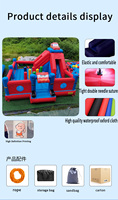 Château gonflable commercial extérieur Apexscn View pour enfants, en PVC, avec souffleur 220-240V, modèle TOP001 pour enfants