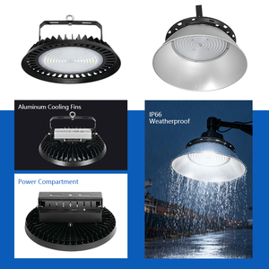 Projecteur <span class=keywords><strong>Industriel</strong></span> Robuste 300W à Haut Lumen, Étanche IP66, Certifié CE, en Aluminium, pour Usines, Stades et Entrepôts Industriels - Product Image 3