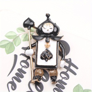 Nouvelle Broche Fantaisie Rétro Mignonne <span class=keywords><strong>Reine</strong></span> <span class=keywords><strong>de</strong></span> Cœur As Soldat, Accessoire <span class=keywords><strong>de</strong></span> Poupée Personnalisé, Tendance Créative, Broche Corsage pour Femmes - Product Image 6