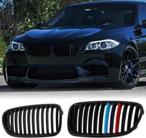 宝马5系ABS格栅F10 F18 2010-2017前保险杠格栅新款光泽肾单板条LUMA 10-17哑光黑色<span class=keywords><strong>M</strong></span>颜色 - Product Image 5