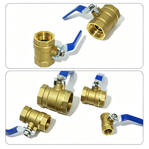 Robinet à boisseau sphérique en acier inoxydable 1 pièce, filetage NPT BSP femelle, passage complet, pour conduite d'eau, avec levier marche/arrêt, résistant à la corrosion, ensemble de fixation - Product Image 3