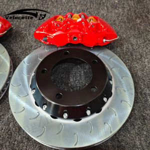 Juego de frenos de pinza de cuatro pistones traseros grandes de seis pistones delanteros de coche personalizables llantas de disco de alto carbono 18/19/20 pulgadas para Toyota LC200 - Product Image 4