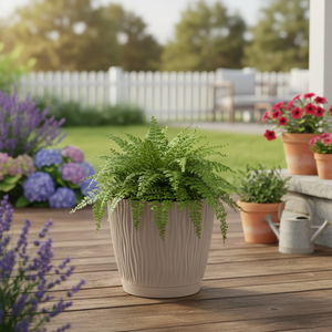 SANDY P 2.3L. Vaso da fiori, dimensioni (mm) 168x168x157, colore Mocca - Product Image 2