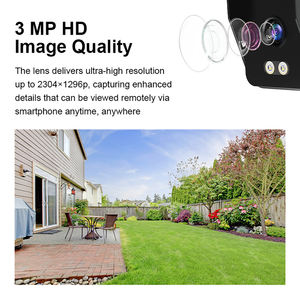 Caméra de sécurité YSW-CS3 3MP 2.4G WIFI, audio bidirectionnel, vision nocturne couleur, détection de mouvement, étanche IP66, caméra bullet - Product Image 3