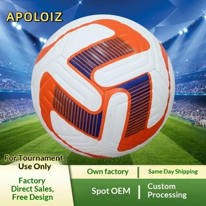 Pallone da <span class=keywords><strong>Calcio</strong></span> Personalizzato N.5 in PU con Logo Cucito a Macchina Modello CT Henan per Allenamento Professionale Adulti - Product Image 2