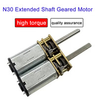 Motor de CC con Escobillas de Metal BringSmart SRN30-D3*20mm 12v con Caja de Cambios para Juguetes, Motor de CC de Imán Permanente de Baja Velocidad y Alto Torque de 3v