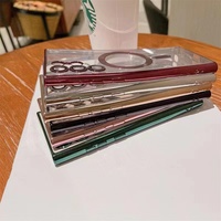 Coque de téléphone portable magnétique en TPU galvanisé, étui Transparent en TPU pour Samsung Galaxy S21 S22 S23 ultra