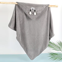 Baby Bath Towel Blanket Animal Organic Bamboo Kids Hooded Towel Cotton Custom logo Baby Hooded Towel