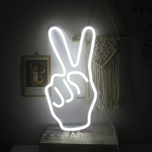 Yes gesture Letreros Neon LED indoor hanging ambient light shop <b>sign</b> wall decoration light entrance indicator light Customized - Product Image 1