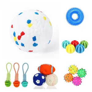 Feliz brinquedo de mastigar para cachorro, feliz bola de futebol indestrutível, brinquedo para cão, drop shipping