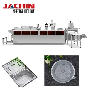 china supplier plastic food box/cup lids thermoforming machine