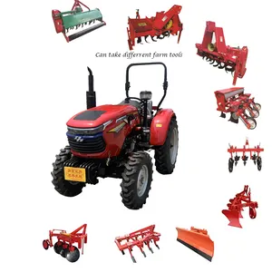 4x4 40hp High quality mini electric start diesel engine farm tractor price