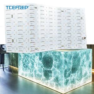 Lámina de Luz LED Flexible Ultrafina RGBW Multicolor de 610*305mm para Iluminación Trasera de Encimeras de Piedra - Product Image 1
