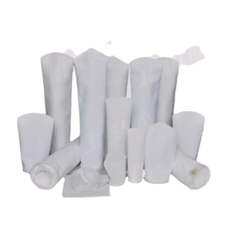 0.1-10 microns PP/PE stainless steel bag filter for water treatment