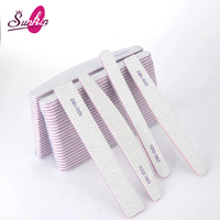 Lime à ongles japonaise en sable gris, motifs personnalisables, différentes granulométries 80 100 180 240, outils de soin des ongles, lime à polir les ongles