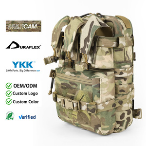 Panneau dorsal zippé pour gilet tactique, poche Molle pour sac d'hydratation et porte-eau d'assaut, compatible avec porte-plaques V5 - Product Image 1
