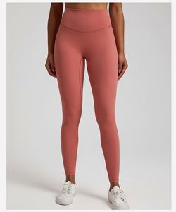 Quần legging tập gym nữ lưng chữ <span class=keywords><strong>V</strong></span>, chất liệu 68% nylon 32% spandex, độ co giãn cao, kiểu dáng chữ <span class=keywords><strong>V</strong></span>, quần tập luyện lưng thun, có chức năng nâng đỡ bụng - Product Image 4