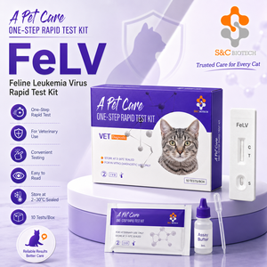 Kit de <span class=keywords><strong>test</strong></span> de <span class=keywords><strong>grossesse</strong></span> rapide FRL Relaxin pour chats, <span class=keywords><strong>test</strong></span> de diagnostic vétérinaire, prêt à être expédié - Product Image 3