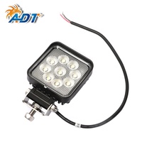 ADT Autres accessoires d'éclairage automobile, étanches IP67, super lumineux, carrés, 24V 12V 36W, 4 pouces, feux de travail LED pour véhicules