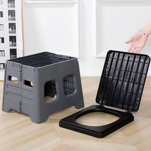 Có thể gập lại cắm trại bô, có thể gập lại du lịch nhà vệ sinh chỗ ngồi, di động bô, trọng lượng nhẹ có thể gập lại xe nhà vệ sinh cho và du lịch ngoài trời sử dụng - Product Image 4