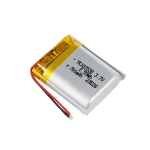 स्मार्ट घड़ी लिथियम पॉलिमर बैटरी के लिए 3.7v 102530 6s 3s 700mah लिथियम पॉलिमर आयन बैटरी