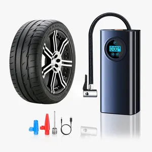 Pompa pemompa udara listrik ban mobil Mini nirkabel kualitas tinggi kompresor udara mobil 12V