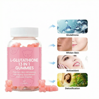 Aeglewell OEM Private Label L-glutathione Collagen Gummies 13 en 1 Produits de beauté Gummies éclaircissants pour la peau