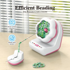 2024 New USB Automatic Beading <strong>Machine</strong> Weaving <strong>String</strong> Rice <strong>Bead</strong> and Broken Silver Adjustable Speed Electric Beading <strong>Machine</strong> Knit - Product Image 2