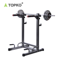 TOPKO Vente flash Tour de musculation réglable pour callisthénie, stations d'entraînement de force, barres parallèles, rack de squat