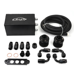 Réservoir d'huile CRASTP 2L avec raccords AN10 et kit de tuyau 3M pour mise à niveau automobile, ajustement universel - Product Image 5